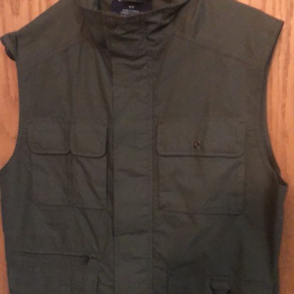 Mountain warehouse Men's utility jacket sleeveless size small like new - Picture 4 of 8